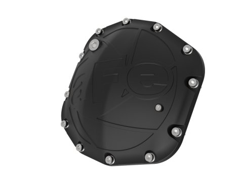 AFE Power Differential Covers 46-71350B aFe POWER Pro Series Rear Cover Black w/ Machined Fins Jeep Wrangler (JL) 18-24 L4-2.0L (t)/ V6-3.6L (Dana M220)