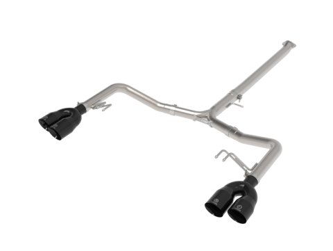 AFE Power Exhaust Systems 49-37043-B Takeda 3 IN to 2-1/2 IN 304 Stainless Steel Axle-Back w/ Black Tip Kia K5 GT 21-24 L4-2.5L (t)