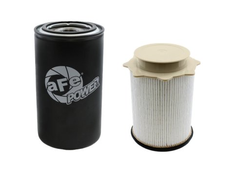 aFe Pro GUARD Diesel Fluid Filter Kits 35-17011F Service Kits, Fuel and Water Separator, Oil Filter, Dodge, RAM, Cummins, Kit