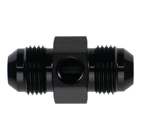 DeatschWerks 8AN Male Flare Gauge Adapter with 1/8in Gauge Port