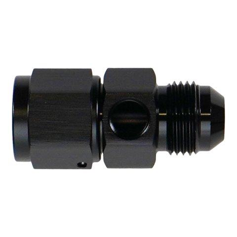 DeatschWerks 8AN Male Flare to Female Flare Swivel with 1/8th NPT