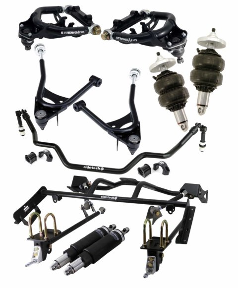 Ridetech 67-70 Ford Mustang Big Block Complete Air Suspension System (Bundled Kit)