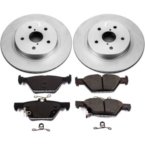Power Stop 22-24 Subaru WRX Front and Rear Z17 Coated Brake Kit (1x psbCRK7039, 1x psbCRK8481)