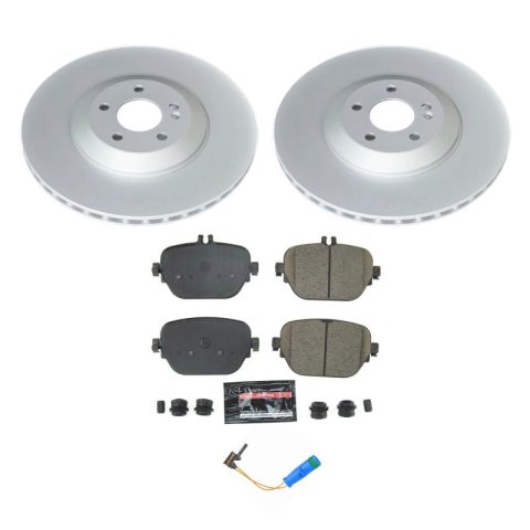 Power Stop 22-23 Mercedes-Benz E53 AMG Front and Rear Z23 Coated Brake Kit (1x psbCRK8153, 1x psbCRK9260)