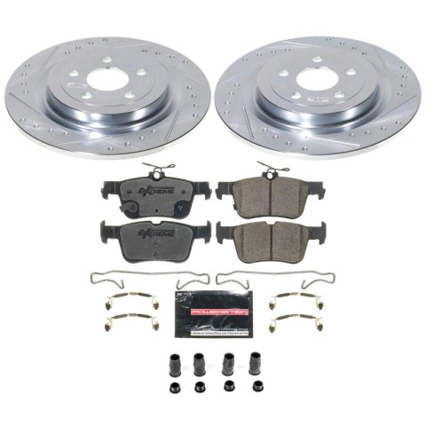 Power Stop 21-24 Ford Mustang Mach-E Front and Rear Z26 Street Brake Kit (1x psbK8766-26, 1x psbK9265-26)