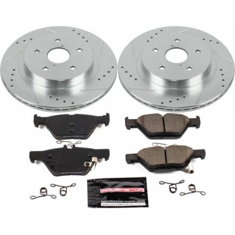 Power Stop 22-24 Subaru WRX Front and Rear Z23 Evolution Brake Kit (1x psbK7039, 1x psbK8481)