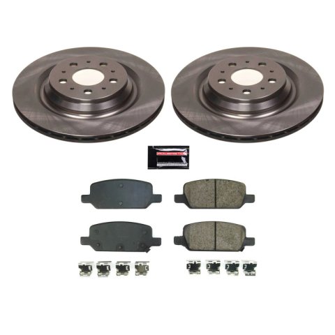 Power Stop 20-24 Tesla Y Front and Rear Autospecialty Brake Kit (1x psbKOE8874, 1x psbKOE9251)