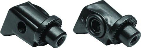 Kuryakyn Footpeg Adapter Rear Sat Blk BMW