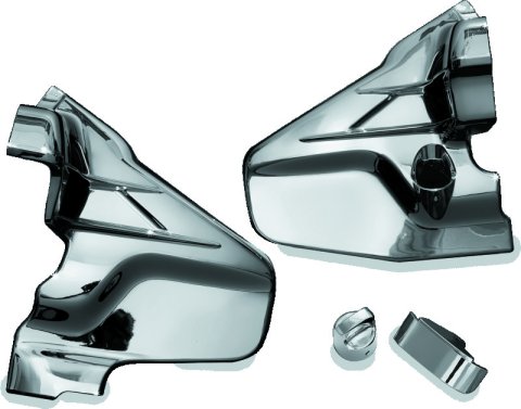 Kuryakyn Louvered Transmission Cover 01-17 Honda GL1800 Chrome