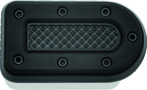 Kuryakyn Heavy Industry Brake Pedal Pad FX Models Satin Black