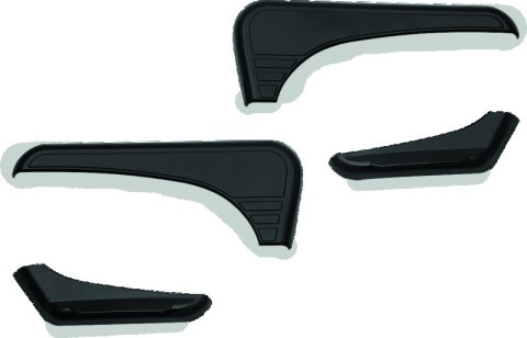 Kuryakyn Tri-Line Glove Box Accent Blk