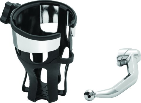 Kuryakyn Reflex Drink Holder Honda Goldwing DCT Handlebar Left Side Mount Chrome