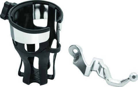 Kuryakyn Reflex Drink Holder 18 and Up GL1800 Passenger Mount Chrome