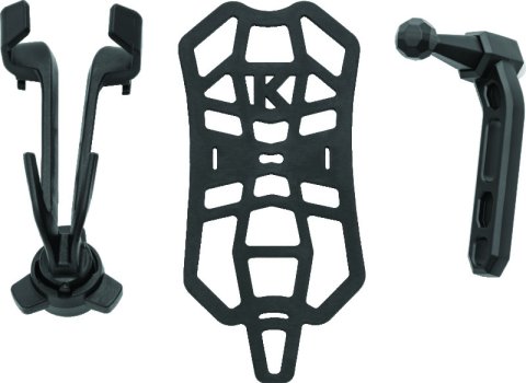 Kuryakyn Free-Flex Device Holder Perch Mount Black