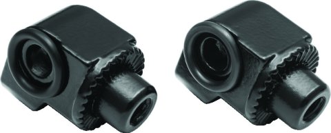 Kuryakyn Splined Peg Adapters BMW Rear Blk