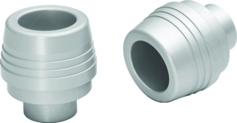 Kuryakyn Lodestar Handlebar Sliders-BMW-Silver