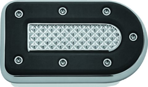 Kuryakyn Heavy Industry Brake Pedal Pad FX Models Chrome