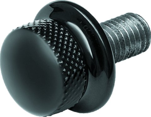 Kuryakyn Indian Quick Release Seat Screw(Scout Models With Passenger Seat) - Black