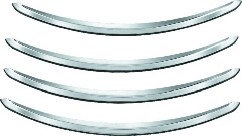 Kuryakyn Rear Fender Accents FLHRXS / FLHX/FLHXS / FLTRX/XS Models Chrome