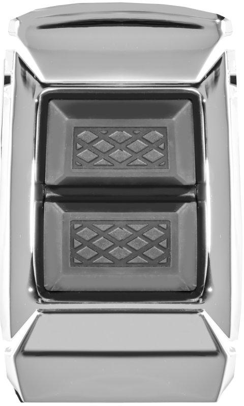 Kuryakyn Enygma Brake Pedal Pad FL Touring Models - Chrome
