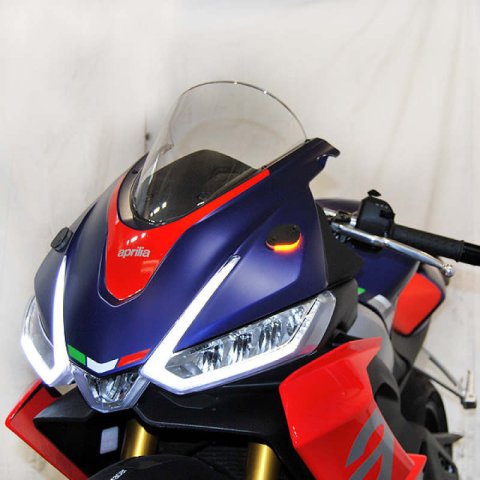 New Rage Cycles 21-24 Aprilia RS 660 Mirror Block Off Turn Signals