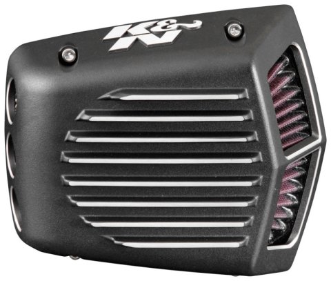 K&N Street Metal Intake System for 08-16 Harley-Davidson Touring Models - Shaker Black