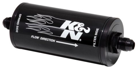 K&N 2in OD x 6in L 6AN 25 Micron In-Line Fuel/Oil Filter