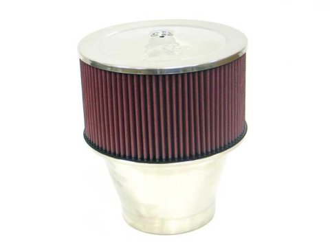 K&N Marine 5.125in Flange ID x 9in OD x 10.5in H Round Straight Flame Arrestor