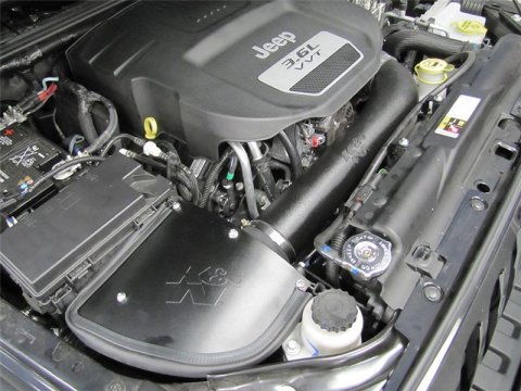 K&N 12-13 Jeep Wrangler 3.6L-V6 AirCharger Perf Intake Kit