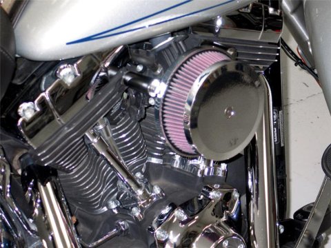 K&N Harley-Davidson Dyna Wide Glide 103 CI Street Metal Intake System-Hammer