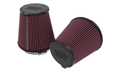 K&N 2024 Ford Mustang / GT 5.0L V8 Drop-In Replacement Air Filter (Pair)