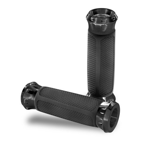 Performance Machine Overdrive Grip Set - Black Ano
