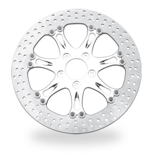 Performance Machine Disc/Carr 13x.20 Sf Heathen Front - Polished