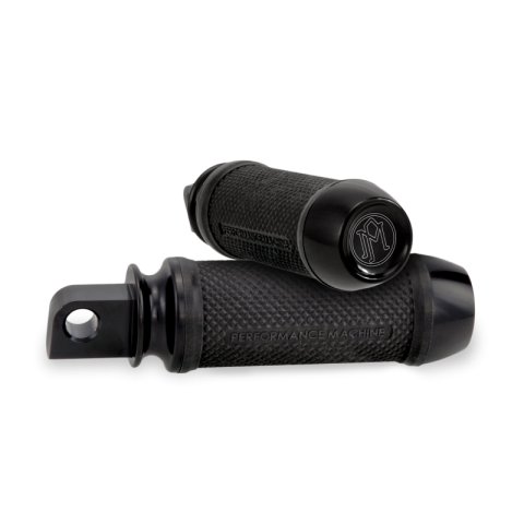 Performance Machine Footpegs Elite - Black Ano