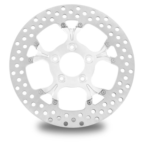 Performance Machine Disc/Carr 11.5 Galaxy Front Left - Chrome
