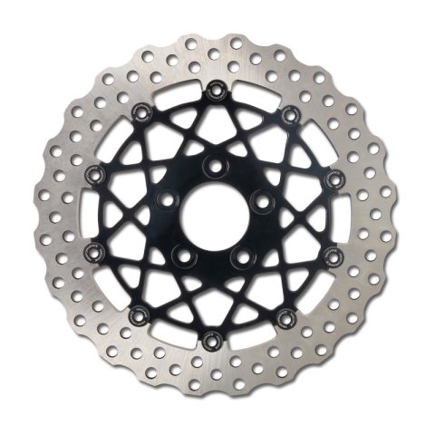 Performance Machine Disc/Carr Speedstar 11.5in x .20 FF No O/S Rr - Black Ano
