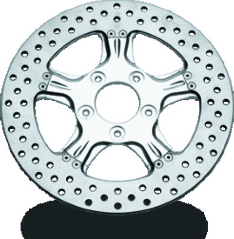 Performance Machine Disc/Carr 11.8 Wrath Front - Chrome