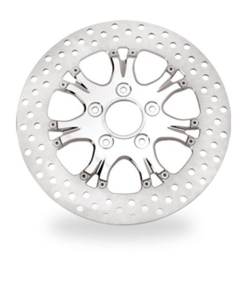 Performance Machine Disc/Carr 11.8 Heathen Rear - Chrome