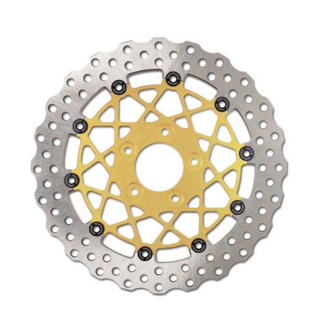 Performance Machine Disc/Carr Speedstar 11.8in x .20 FF No O/S Front - Gold Ano