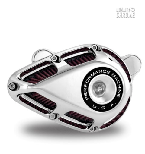 Performance Machine Jet Air Cleaner - Chrome