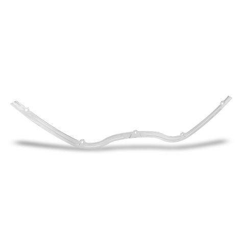 Performance Machine Windscreen Trim Assembly Scallop - Chrome