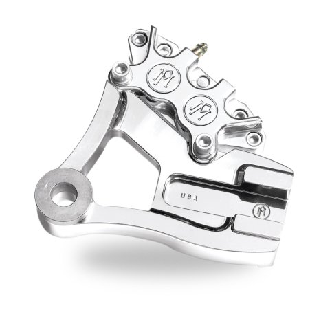 Performance Machine Rear Brake 125x4R x Stock Disc - Polished