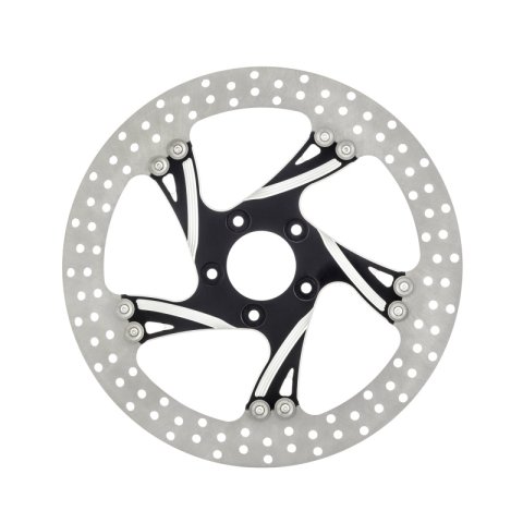 Performance Machine Disc/Carr 11.5 Cruise Front Left - Contrast Cut Platinum