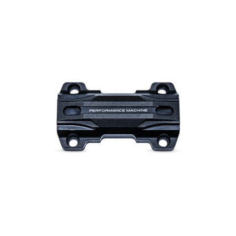 Performance Machine Phatbar & Riser Gauge Relocation Adapter - Black Ops