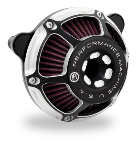 Performance Machine 23-Up CVO, 2024 Touring Max HP Air Cleaner - Contrast Cut