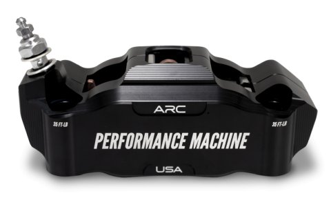 Performance Machine 125 x4 Race Series Radial Mount Caliper with ARC - Left - Black Ano