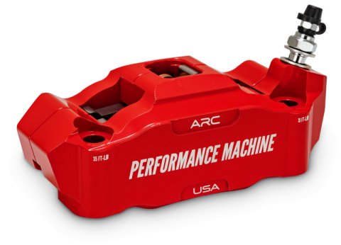 Performance Machine 125 x 4 Race Series Radial Mount Caliper with ARC - Right - Red