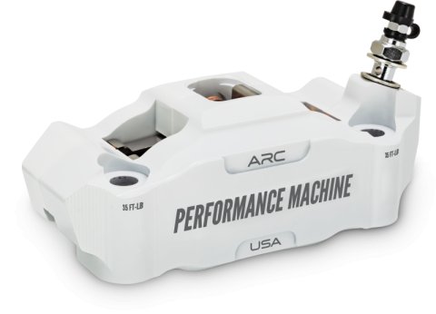 Performance Machine 125 x 4 Race Series Radial Mount Caliper with ARC - Right - White