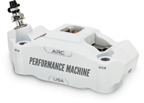 Performance Machine 125 x 4 Race Series Radial Mount Caliper with ARC - Left - White