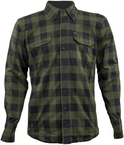 Speed and Strength True Grit Armored Motoshirt Olive/Black - 2XL